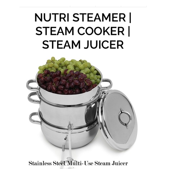NutraSteamer Kitchen Nutristeamer Juicer Cooker Steamer Roaster
